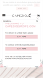 Mobile Screenshot of capezioeurope.com